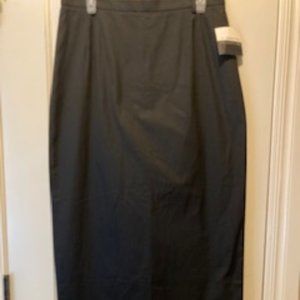 NWT Liz Claiborne black Size 14 long skirt